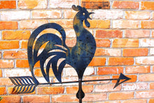 Load image into Gallery viewer, Antique Cockerel Weather Vane with Stand
