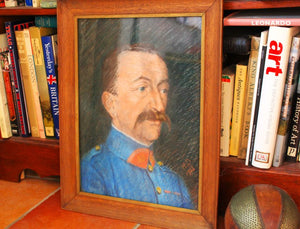 Pastel Portrait of Capitaine Francois Baud