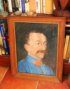 Pastel Portrait of Capitaine Francois Baud