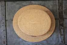 Load image into Gallery viewer, Vintage Straw Boater-20