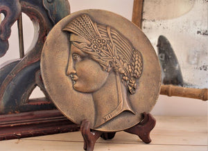 Bronze Relief Plaque