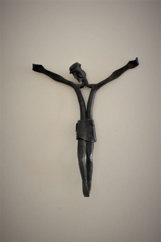 Modernist Bronze Figure of Christ
