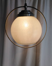 Load image into Gallery viewer, French Art Deco opaline suspension light