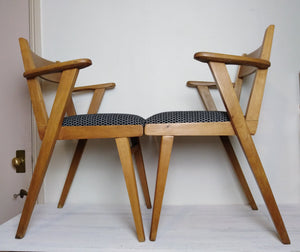 A pair of French 'Reconstruction Period' chairs