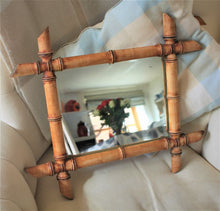 Load image into Gallery viewer, Faux Bamboo Mirror 514