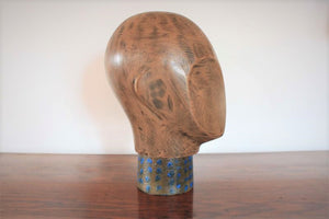 Oak Mannequin Head
